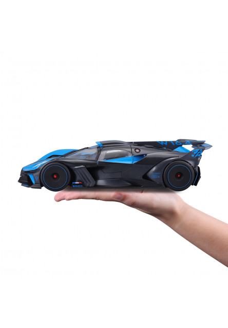 Bburago Plus - Autá HOBBY, Plus - Bugatti Bolide, modro-čierna, 1:18