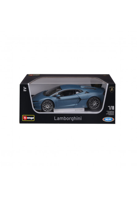 Bburago Plus - Autá HOBBY, Lamborghini Temerario, modrá, 1:18