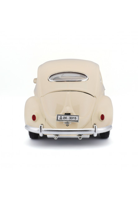 Bburago - Autá HOBBY- Volkswagen Käfer Beetle 1955, béžová, 1:18