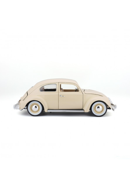 Bburago - Autá HOBBY- Volkswagen Käfer Beetle 1955, béžová, 1:18