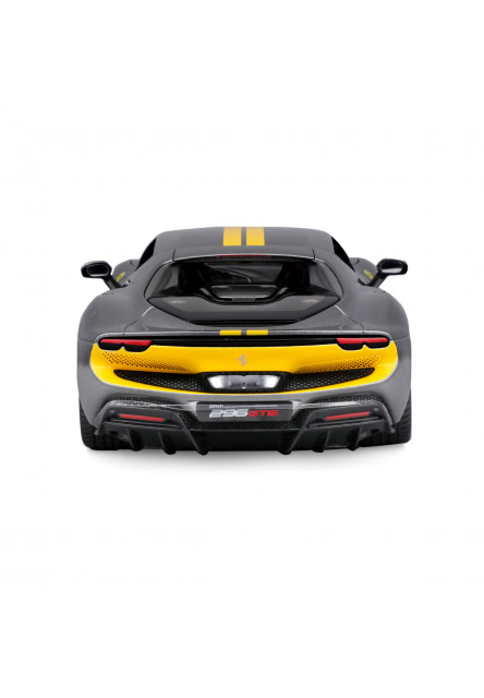 Bburago - RACE+PLAY, Ferrari, Ferrari 296 GTB ASSETTO FIORANO, šedá, 1:18