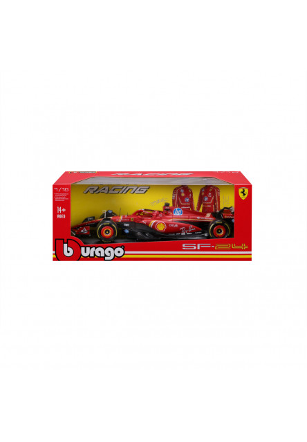 Bburago - FORMULA RACING, F1 Ferrari Scuderia SF-24 (2024), #16 Charles Leclerc, 1:18