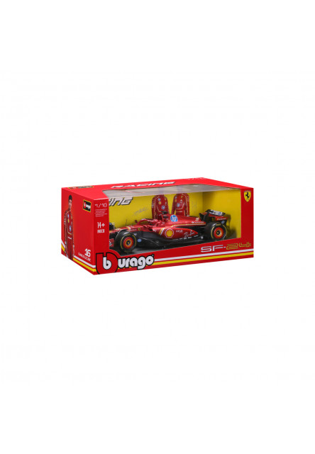 Bburago - FORMULA RACING, F1 Ferrari Scuderia SF-24 (2024), #16 Charles Leclerc, 1:18