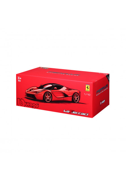 Bburago - SIGNATURE SERIES, Ferrari LaFerrari, matná čierna, 1:18
