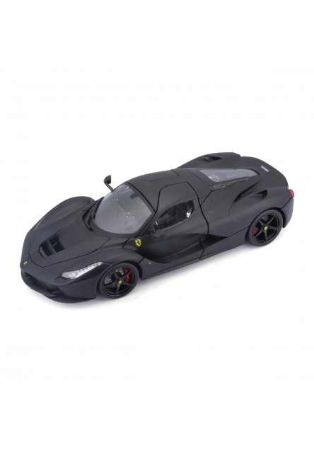 Bburago - SIGNATURE SERIES, Ferrari LaFerrari, matná čierna, 1:18