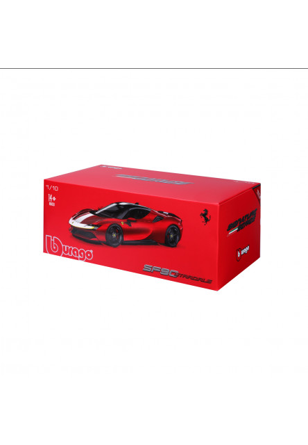 Bburago - SIGNATURE SERIES, FERRARI SF90 Stradale Assetto Fiorano, červená, 1:18