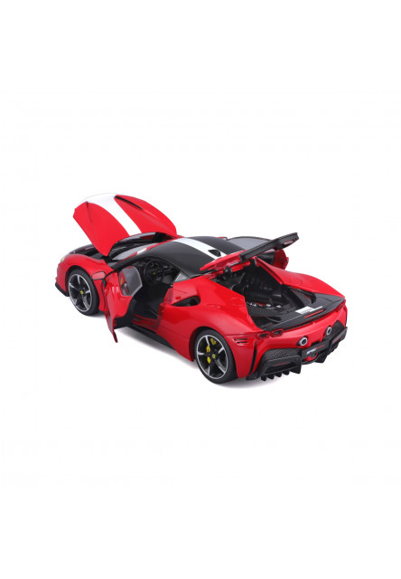 Bburago - SIGNATURE SERIES, FERRARI SF90 Stradale Assetto Fiorano, červená, 1:18