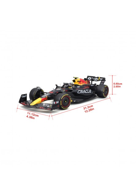 Bburago - RACE Formule F1, Team Oracle Red Bull Racing RB19 (2023), #11 Sergio Pérez, 1:18