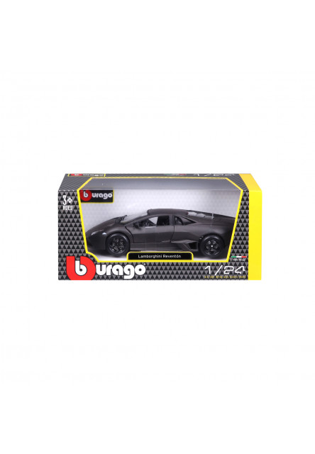 Bburago - Autá HOBBY, Plus, Lamborghini Reventón, metalic šedá, 1:24