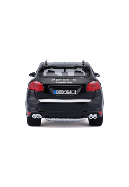 Bburago - Autá HOBBY, Porsche Cayenne Turbo, čierna, 1:24