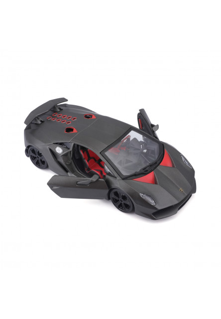Bburago - Autá HOBBY, Plus, Lamborghini Sesto Elemento, metalic šedá, 1:24