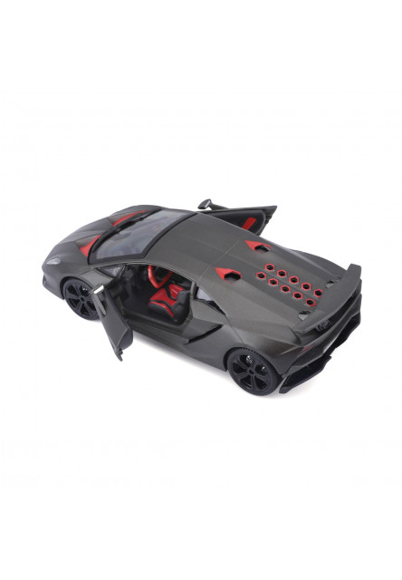 Bburago - Autá HOBBY, Plus, Lamborghini Sesto Elemento, metalic šedá, 1:24