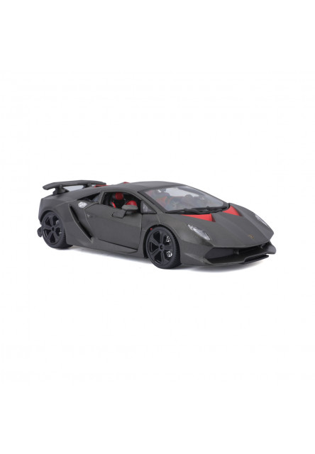 Bburago - Autá HOBBY, Plus, Lamborghini Sesto Elemento, metalic šedá, 1:24