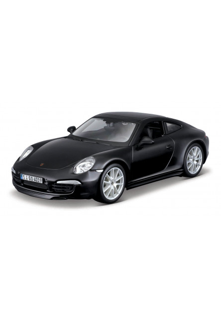 Bburago - Autá HOBBY, Plus, Porsche 911 Carrera S, čierna, 1:24