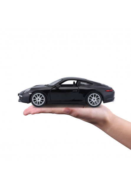 Bburago - Autá HOBBY, Plus, Porsche 911 Carrera S, čierna, 1:24