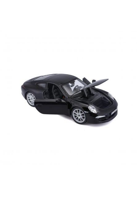 Bburago - Autá HOBBY, Plus, Porsche 911 Carrera S, čierna, 1:24