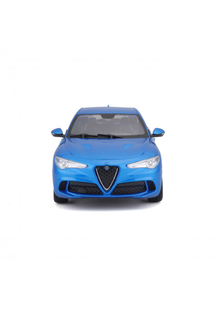 Bburago - Autá HOBBY, Plus, Alfa Romeo Stelvio, modrá, 1:24