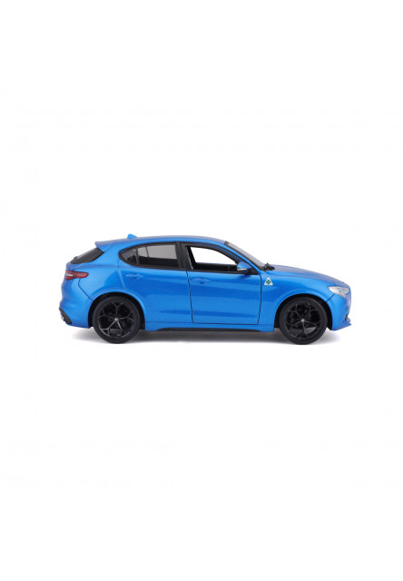 Bburago - Autá HOBBY, Plus, Alfa Romeo Stelvio, modrá, 1:24