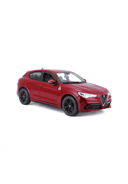Bburago - Autá HOBBY, Plus, Alfa Romeo Stelvio, červená, 1:24