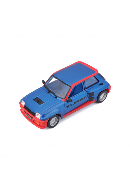 Bburago - Autá HOBBY, Plus, Renault 5 Turbo, modrá, 1:24