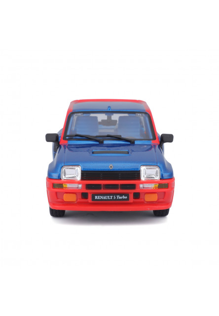 Bburago - Autá HOBBY, Plus, Renault 5 Turbo, modrá, 1:24
