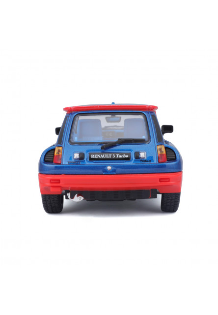 Bburago - Autá HOBBY, Plus, Renault 5 Turbo, modrá, 1:24