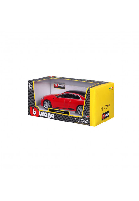 Bburago - Autá HOBBY, Plus, Audi RS 5 Coupé, červená, 1:24