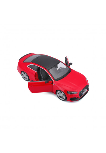 Bburago - Autá HOBBY, Plus, Audi RS 5 Coupé, červená, 1:24