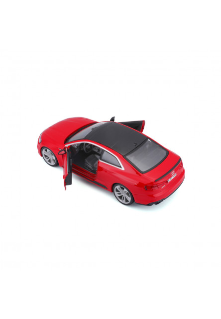 Bburago - Autá HOBBY, Plus, Audi RS 5 Coupé, červená, 1:24