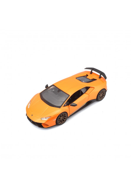 Bburago - Autá HOBBY, Plus, Lamborghini Huracán Performante, metal oranžová, 1:24