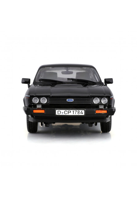 Bburago - Autá HOBBY, Plus, Ford Capri 1600 GT (1982), čierna, 1:24