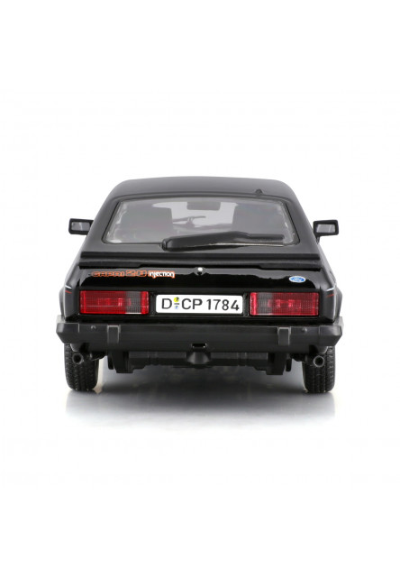 Bburago - Autá HOBBY, Plus, Ford Capri 1600 GT (1982), čierna, 1:24