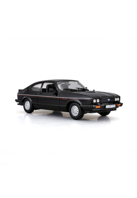 Bburago - Autá HOBBY, Plus, Ford Capri 1600 GT (1982), čierna, 1:24