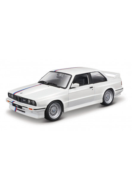 Bburago - Autá HOBBY, Plus, BMW 3 Series M3, biela, 1:24