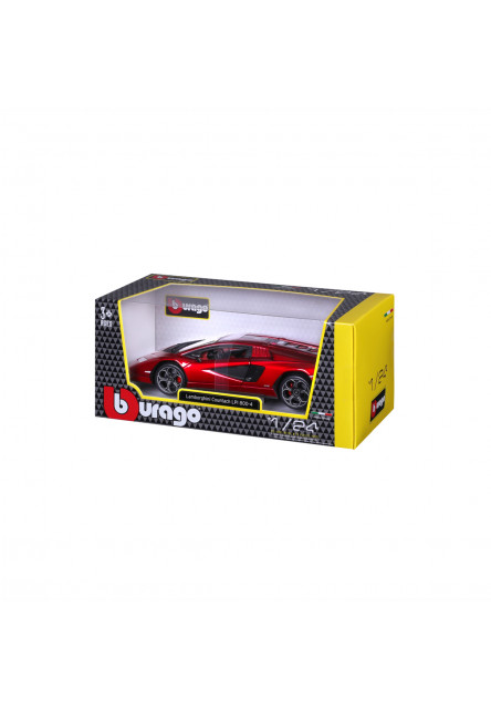 Bburago - Autá HOBBY, Plus, Lamborghini Countach LPI 800-4, červená, 1:24