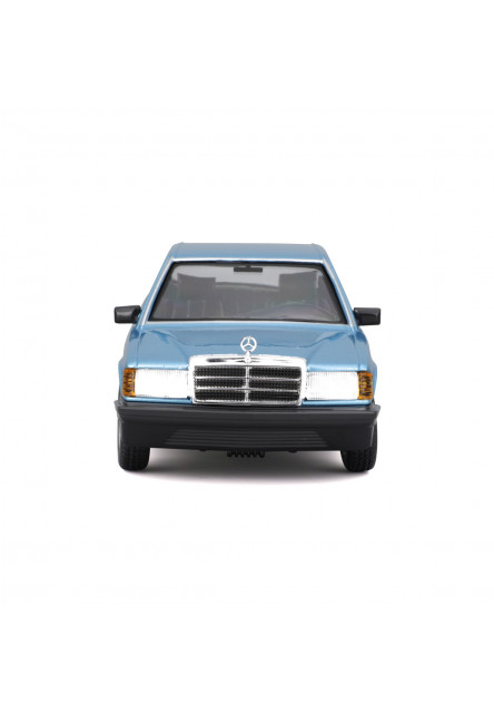 Bburago - Autá HOBBY, Plus, Mercedes-Benz 190 E 2.6, metalic modrá, 1:24