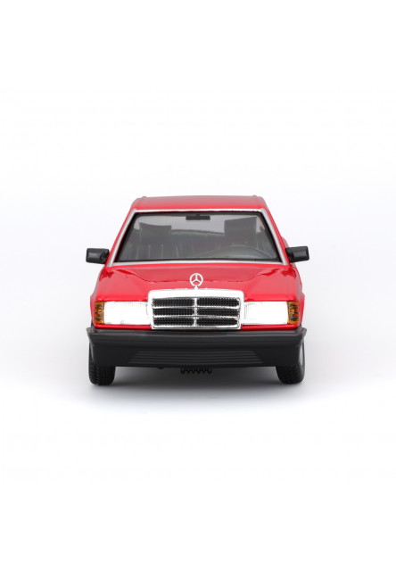 Bburago - Autá HOBBY, Plus, Mercedes-Benz 190 E 2.6, červená, 1:24