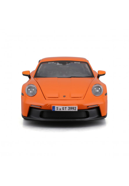 Bburago - Autá HOBBY, Plus, Porsche 911 GT3, oranžová, 1:24
