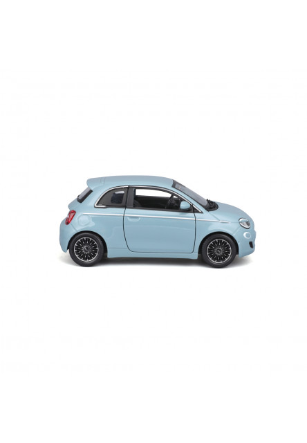 Bburago - Autá HOBBY, Plus, Fiat 500e (2023), modrá, 1:24