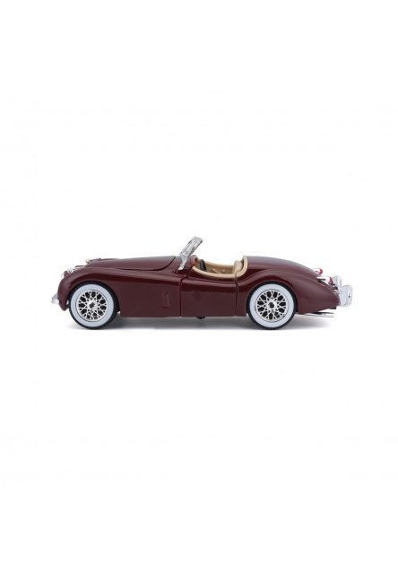Bburago - Autá HOBBY, Jaguar XK 120 Roadster (1951), červená, 1:24