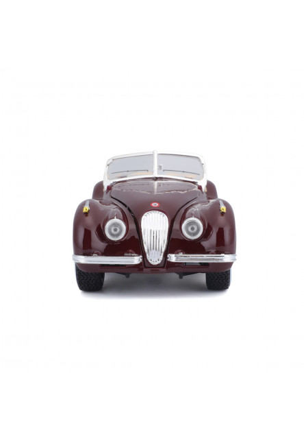 Bburago - Autá HOBBY, Jaguar XK 120 Roadster (1951), červená, 1:24
