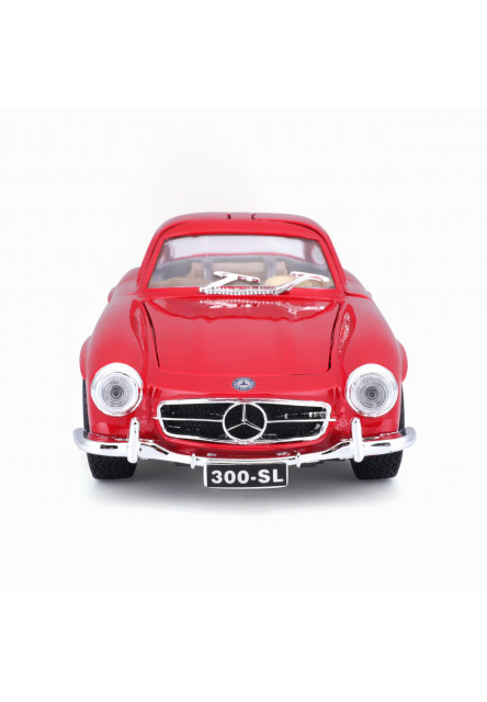 Bburago - Autá HOBBY, Mercedes-Benz 300 SL (1954), červená, 1:24