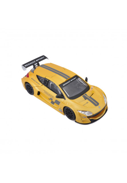 Bburago - Autá HOBBY, Renault Mégane Trophy, žltá, 1:24