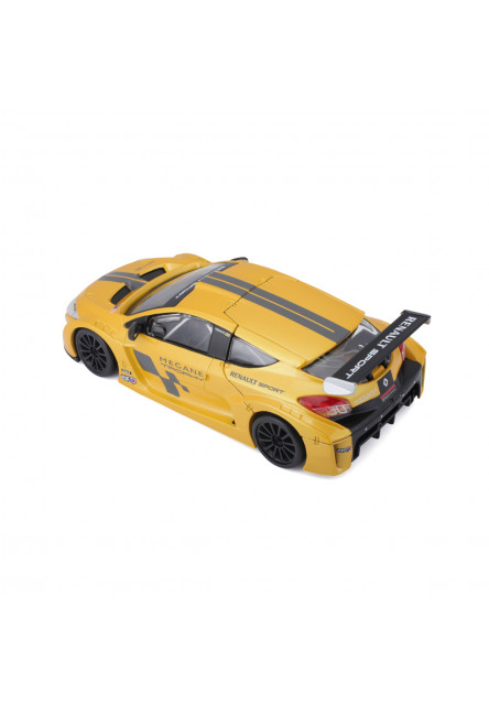 Bburago - Autá HOBBY, Renault Mégane Trophy, žltá, 1:24