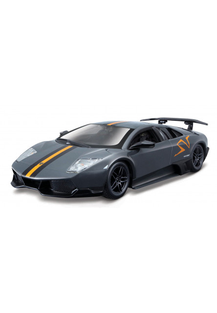 Bburago - Autá  HOBBY, Murciélago LP 670-4 SV China Limited Edition, metal šedá, 1:24
