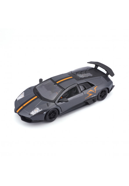 Bburago - Autá  HOBBY, Murciélago LP 670-4 SV China Limited Edition, metal šedá, 1:24