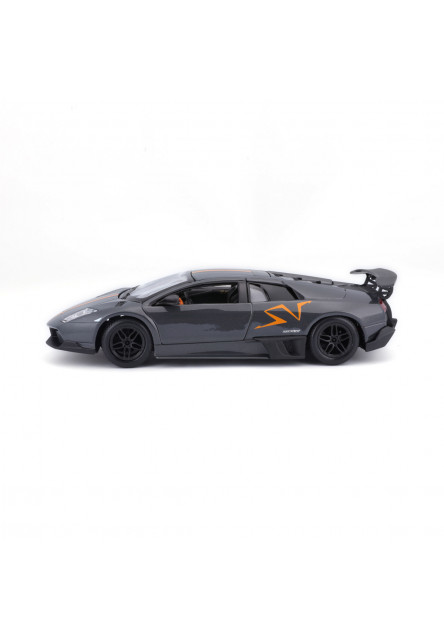 Bburago - Autá  HOBBY, Murciélago LP 670-4 SV China Limited Edition, metal šedá, 1:24