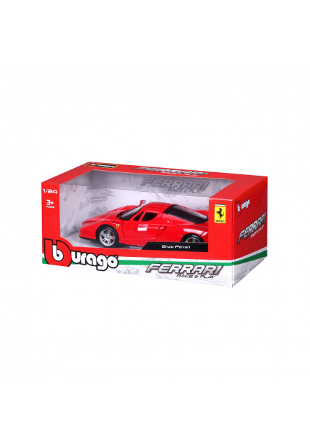 Bburago - RACE+PLAY, Enzo Ferrari, červená, 1:24