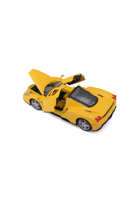 Bburago - RACE+PLAY, Enzo Ferrari, žltá, 1:24