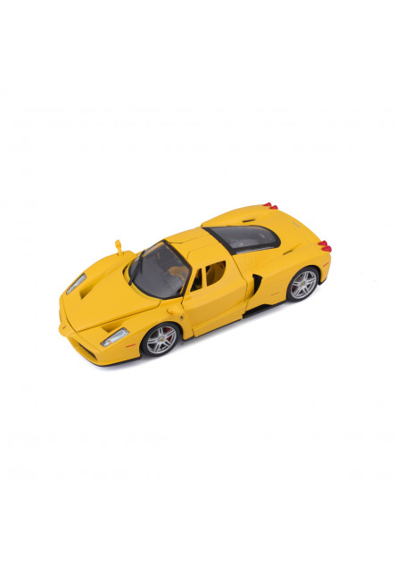 Bburago - RACE+PLAY, Enzo Ferrari, žltá, 1:24